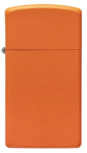 Zippo Slim Naranja Mate Encendedor de Bolsillo miniatura 2