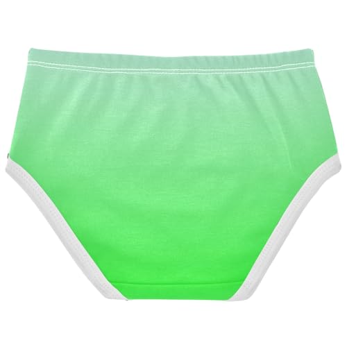 Joisal Elegant Blue Lime Gradient Toddler Girls Underwear 2t Cotton Cute Panties Girl Durable Kids Undies Briefs2