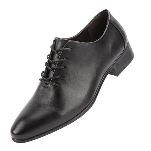 Oxford shoes for men Men's Patent Leather Dress Shoes Extra Large Soft Split Leather Business Footwear