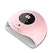 Produktbild Allence 36W LED UV Nageltrockner Lampe für Nägel Gelnägel Geeignet für alle Gel Schnell trocknendj,Tragbarer Nageltrockner mit Infrarot Sensor USB Aufladen LCD Display (Rosa)