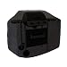 Ldk Garden Funda Rectangular para Barbacoa de PVC Reforzado 140x55x110 cm, Negro