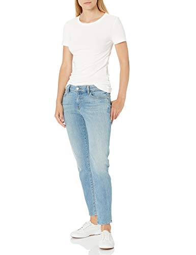 Image of Amazon Essentials Women's Slim-Fit Short-Sleeve Crewneck T-Shirt, Pack of 2