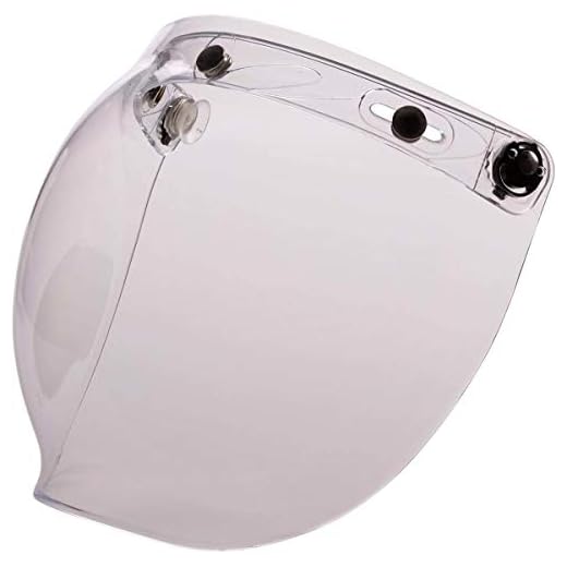 GZM Visiera Shield Bubble Bolla Sali Scendi Flip Up Omaggio Ribaltabile Casco Bandit Biltwell Yam DMD Bell