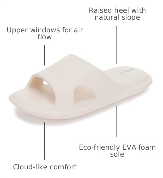 Image of BRONAX House Slippers for Women and Mens | Quick Drying Shower Shoes | Cushioned Sole