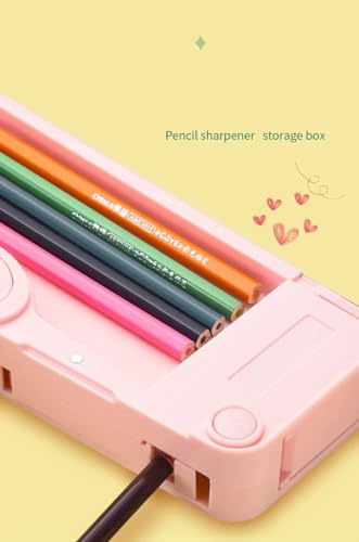 Image of Branded Unicorn Theme Magnetic Pencil Box for Kids, Space Pencil Box for Boys & Girls, Stationery Box, Buttons Operated Pencil Box for Kids