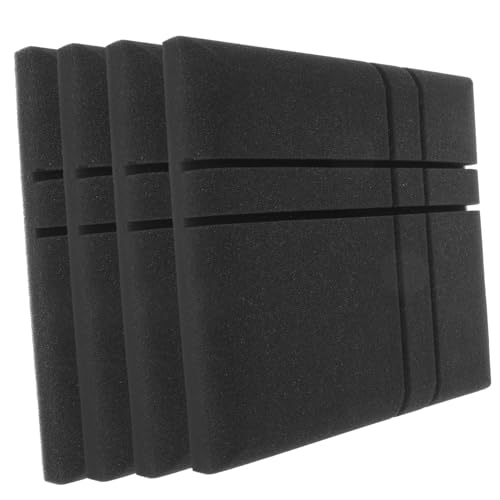 Paneles de Espuma Acústica Kisangel 4 pcs Material Denso para Aislamiento Sonoro para Grabación en Casa