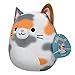 Squishmallows 8-Inch Tahoe Tortoiseshell Cat - Little Ultrasoft Official Kelly Toy Plush