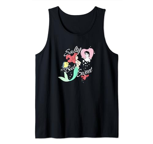 Débardeur Disney Ariel top sans manches imprimé graphique cœur
