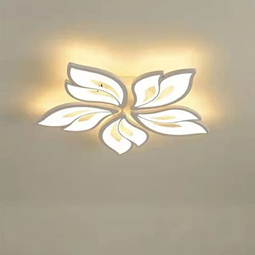Plafonnier LED moderne rond blanc pour chambre coucher et éclairage salon