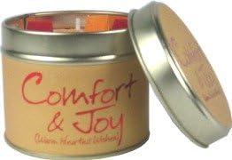 LILY FLAME CHRISTMAS SCENT CANDLE TIN - COMFORT & JOY