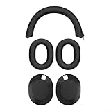 Passgenaue schweißfeste Silikonhülle für Sony WH1000XM6 Kopfhörer, ideal für Sportbegeisterte (Schwarz)