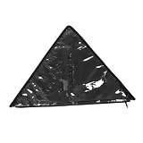 BESPORTBLE Borsa Triangolare per Bandiere per Veterani con Capacità Extra Large Oxford 600d Nero, Protegge le Bandiere da Strappi e Agenti Atmosferici, per Eventi Sportivi e Mostre