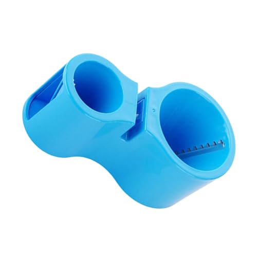 Rallador multiusos para cocina, doble cabeza, ABS, verduras, frutas, espiralizador, afilador de óxido, cortador de verduras