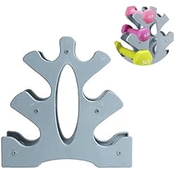 Mancuernas Usadas Mancuernas Pequeñas Pequeño Estante Soportes De Mancuernas De Plástico Rack de Mancuernas Gimnasio Mancuerna Rack Mancuernas Rack Rack con Pesas Rack Rack de Pesas Dumbbell Storage Rack Stand (azul)