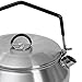 Lljsszr Outdoor Kettle for Campers, Silver