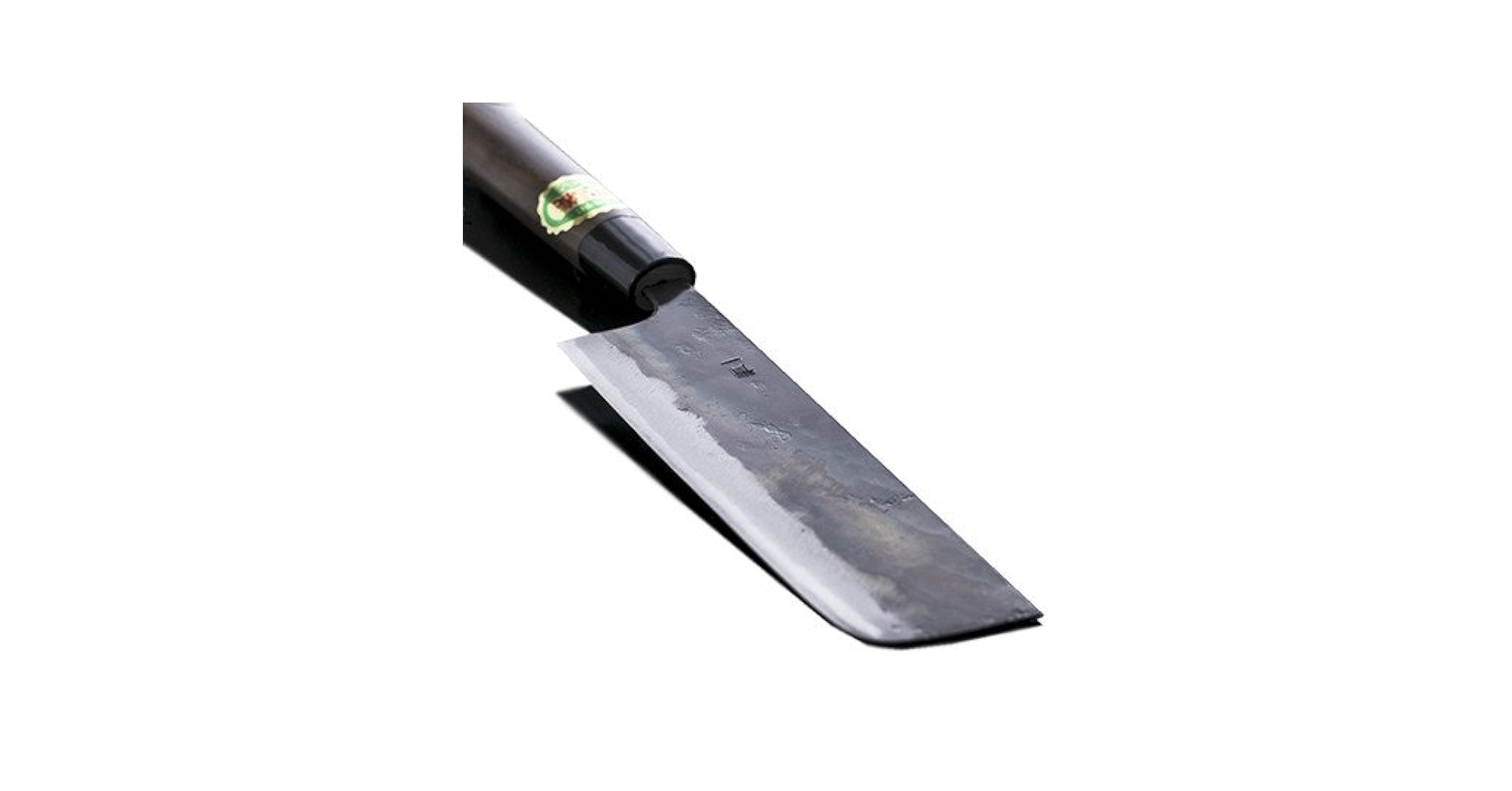 <新品>堺打刃物　黒打菜切り包丁　5.5寸 青鋼　165mm 新品>堺打刃物 黒打菜切り包丁 5.5寸 青鋼 菜切型 黒打