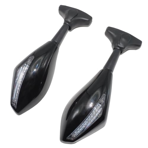 Rétroviseurs Moto Avec Clignotant LED Anti Vibration pour GSXR 750