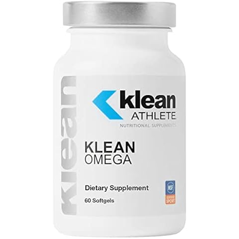 Klean ATHLETE Klean Omega | Pure Fish Oil in Triglyceride Form to Support Cardiovascular, Neurological and Joint Health | NSF Certified for Sport | 60 Softgels Cover