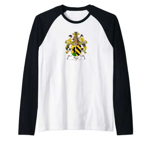 Escudo de armas Payr - Escudo de la familia Camiseta Manga Raglan