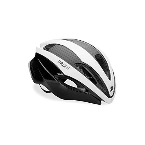 Spiuk Sportline Ae Casco Profit Aero, Adultos Unisex, Blanco/Negro, (S-M) 51-56