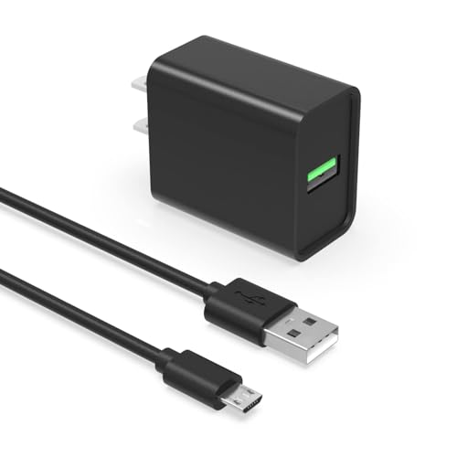 Superer QC 3.0 AC Charger Adapter Fit for Samsung Galaxy S6, S6 Edge, S6 Active, S7, S7 Edge, S7 Active, Halo, On5, E5 SM-G920 SM-G930 SM-G890 SM-G891 SM-G925 SM-G935 Phone Power Supply Cord