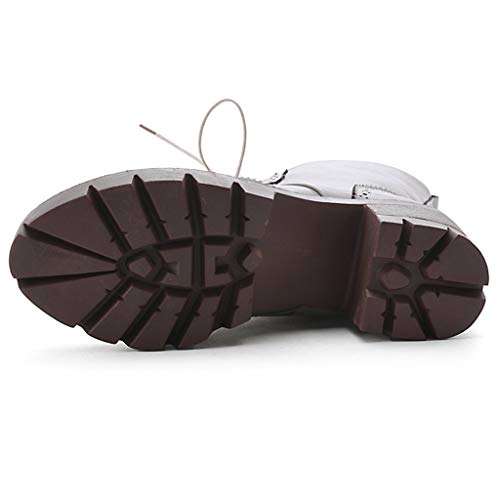 Stivali Donna Moda Colore Puro Punta Tonda Stivali...