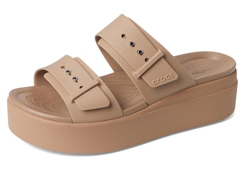 crocs women39s brooklyn buckle low wedges