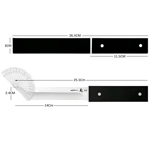 Image of Handcrafted Japanese Utility Knife - High-Carbon Steel Blade with Minimalist Black Handle & Protective Sheath (Pack of 1)
