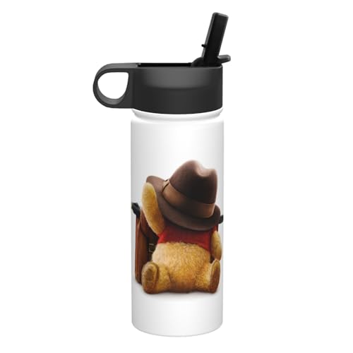 くまのプーさん 水筒 真空断熱 保温 保冷 スポーツボトル 人気 ステンレスボトル スポーツ飲料対応 漏れない 直飲み530ml 男の子 女の子 おしゃれ 大人 子供 プレゼント