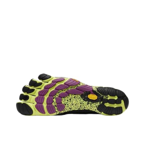Vibram Women's V Road Running Shoe, Black, Yellow, Purple, 5.5-6 M 35 EU/5.5-6 B US 2枚目