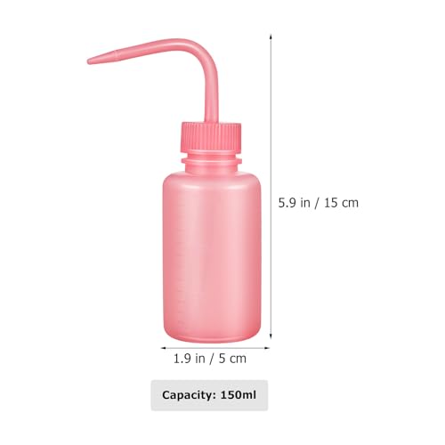 FESTFENDS Lot de 3 Flacons Souples Rose 150ml en Pp pour Lavage Cils et Arrosage Plantes, Bouteille de Lavage Multifonction Distribution Liquide Contrôlée – vue 7
