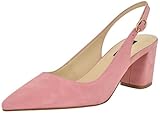 Altura del tacón: 6 cm Nine West Zapatos de tacón Kamsee para mujer, Gamuza rosa claro 680, 39.5 EU