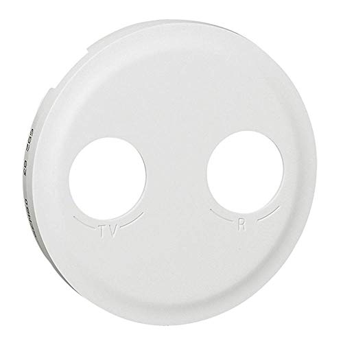 enjoliveur - prise télévision + radio - legrand céliane - blanc