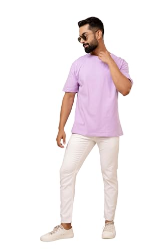 Image of OVESIZED T-Shirt for Men -Lavender