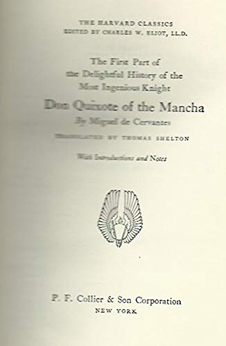 DON QUIXOTE OF THE MANCHA with introduction & n... B00117TWFU Book Cover