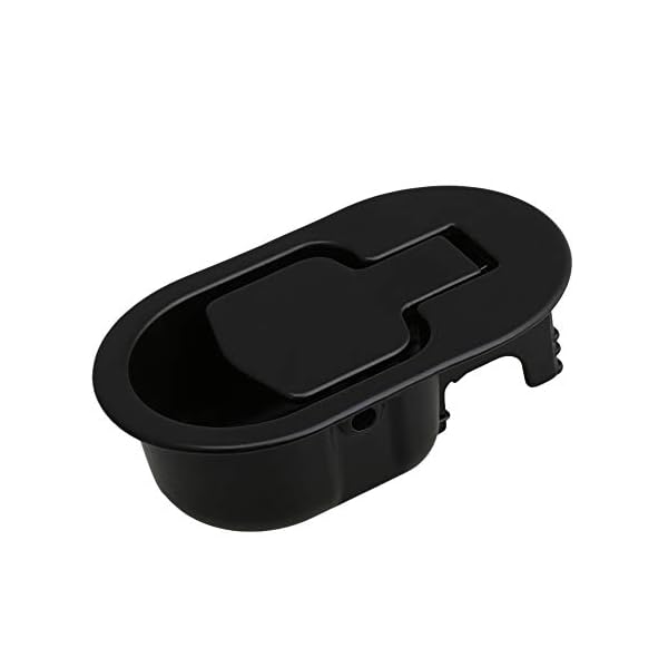 BQLZR Black Recliners Handle Chair Sofa Couch Release Lever Handle Without Hole Pack of 2 - Image 3