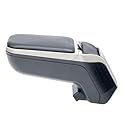 ARMSTER Rati 2 Armret kompatibel mit Ford B-MAX 2012-2014, veganes Leder, Grau