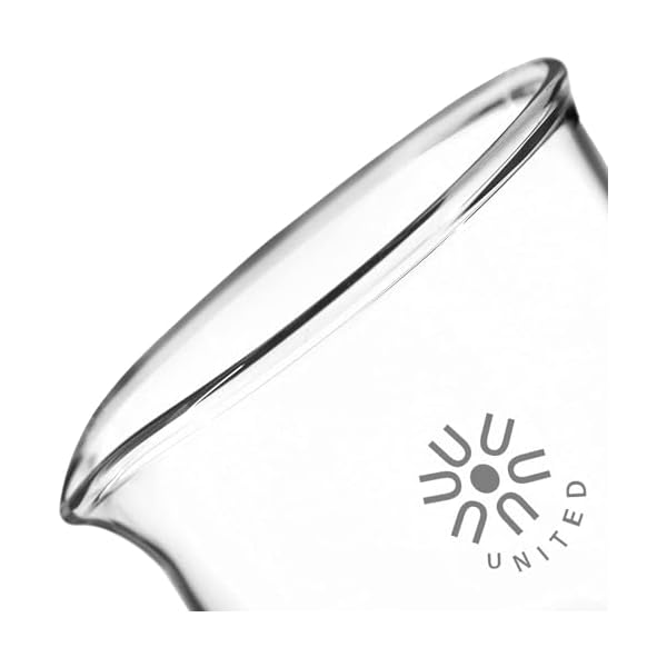 United-Scientific-1000mL-1L-Borosilicate-Glass-Lab-Beaker-Low-Form-Griffin-Double-Scale-Graduation-1-Each United-Scientific-1000mL-1L-Borosilicate-Glass-Lab-Beaker-Low-Form-Griffin-Double-Scale-Graduation-1-Each