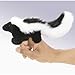 Folkmanis Fingerpuppe Puppet Mini Stinktier 2647 Schwarz, Weiß