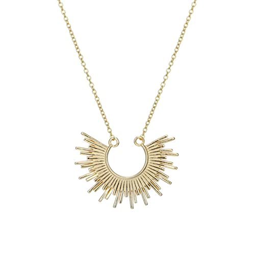 Collier en Argent S925 et son pendentif irrégulier doré à l'or fin