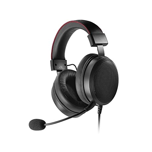 DR1TECH Blackjack Gaming Kopfhörer Mit Kabel Und Mikrofon Für PS5 Konsole [3D Audio], PS4, Xbox und Smartphone - 40mm Over Ear Kopfhörer Treiber mit Audio Stereo (Full Immersion) [Amazon Exclusive]