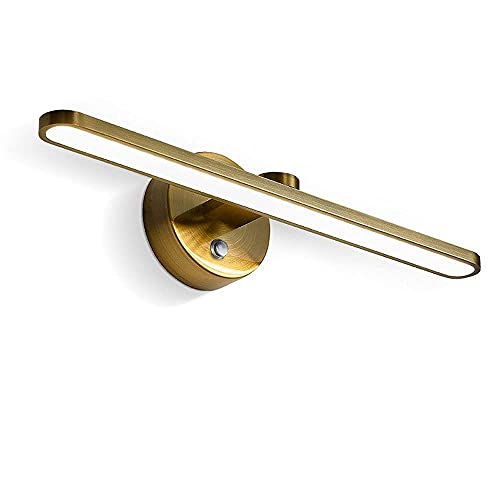 Applique miroir salle de bain LED IP44 luminaire étanche avec interrupteur