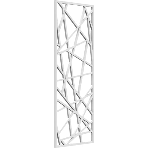 Image of 11 3 /8 inchW x 29 3 /8 inchH x 3 /8 inchT Conway Decorative Fretwork Wall Panels in Architectural Grade PVC