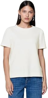 Street One Studio T-Shirt mit Puffärmeln Off White 34