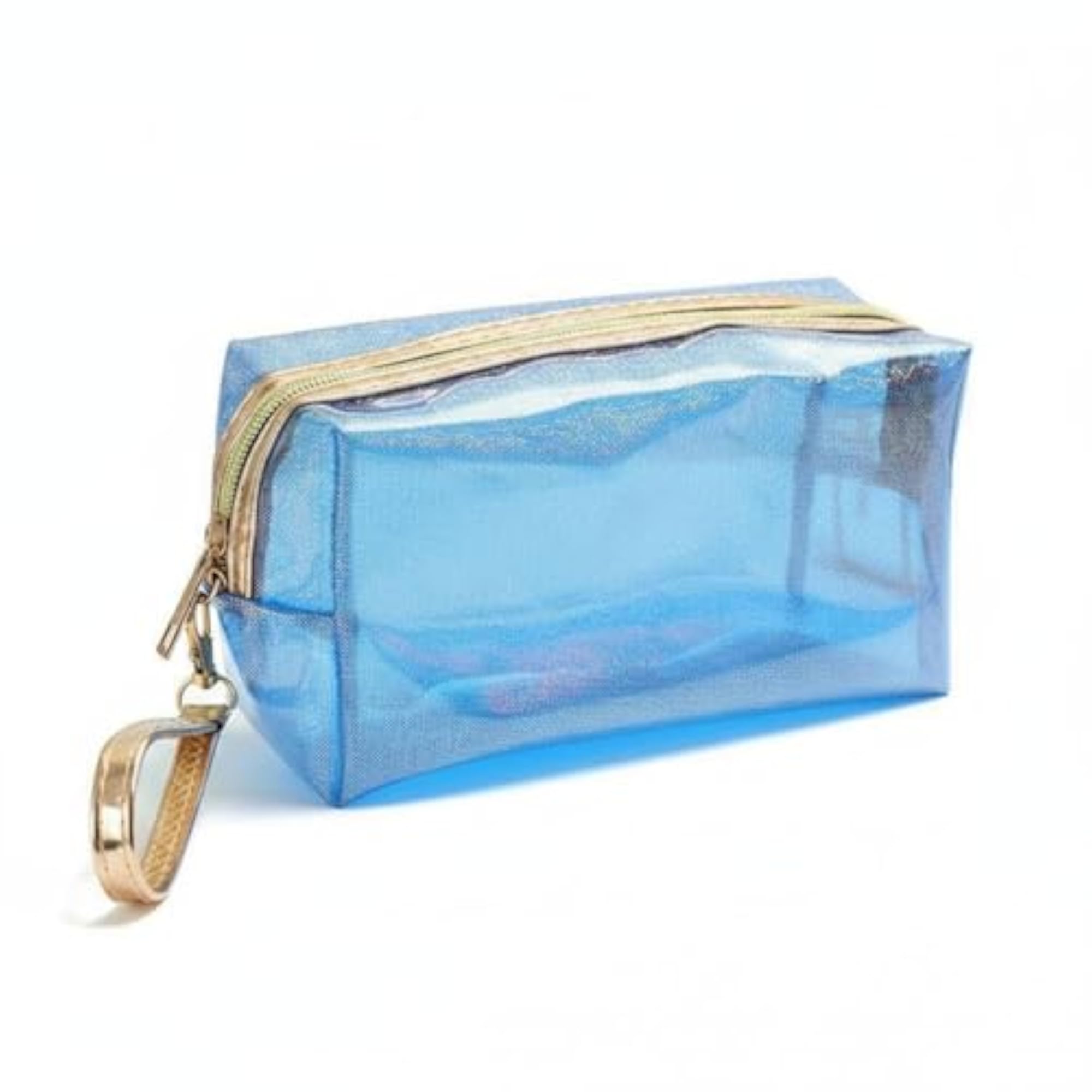 Large Capacity Transparent PVC Makeup Bag, Waterproof Travel Organizer