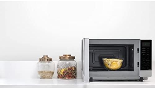 Panasonic NN-SF464MBPQ Flatbed Microwave Oven, 27 Litre, Silver