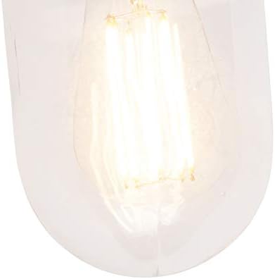 Qazqa Country House Vintage Kültéri Fali Lámpa Antracit IP44 LED E27