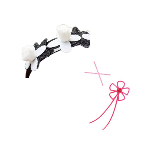 Tlsd Rem Headband Anime Cosplay Costume Hair Clip Headwear Women Halloween Party Flower Hair Hoop #TOP2