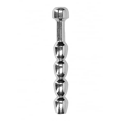Plug urétral de 7mm en métal poli miroir - Objet d'art anatomique