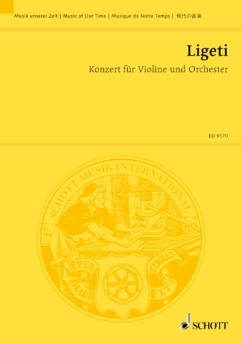 Concerto for Violin and Orchestra: Study Score